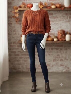Old Navy Rockstar Super Skinny Straight Jeans in Dark Navy Size 10